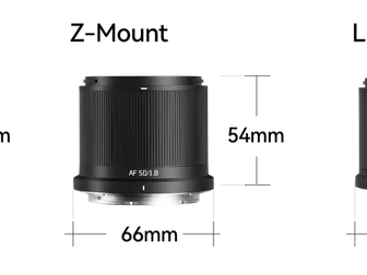 TTartisan AF 50mm f/1.8 Neo lens product shot with official Neo-series branding