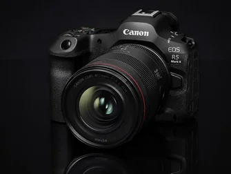 Canon EOS R5 Mark II with a VCM lens — Canon hybrid video lens lineup