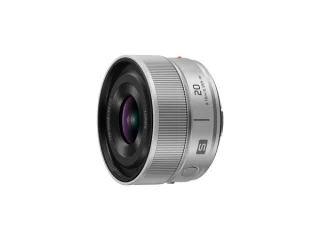 Panasonic LUMIX S 20mm F2.5 (S-S20) silver ultra-wide prime lens against a white background, official press image from Panasonic USA, September 2026