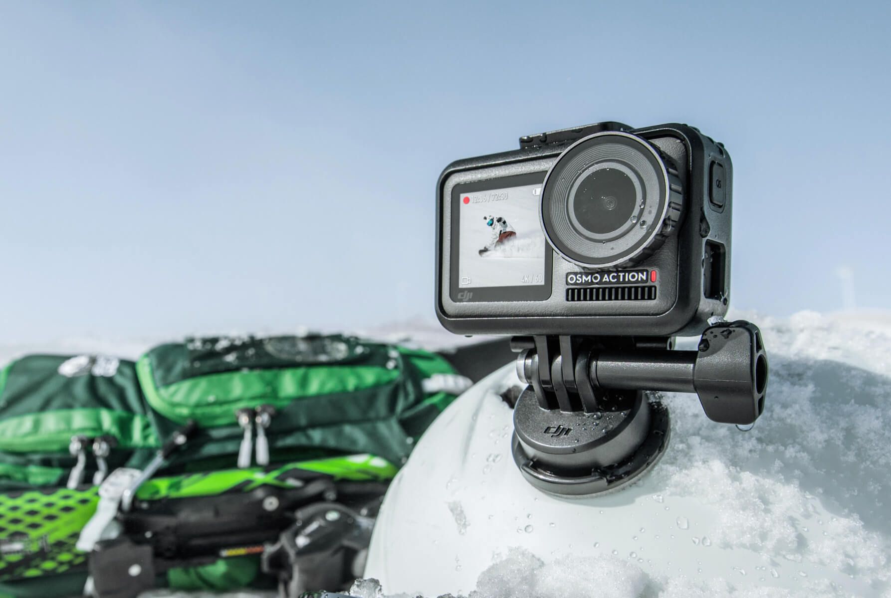 DJI Mic 3 wireless microphone — close-up product shot showing the new magnetic mount and slim transmitter profile