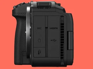 Canon EOS R6 V official product image showing the new body design