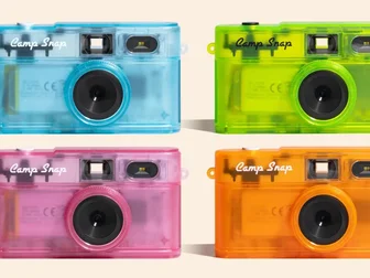 Camp Snap 2 in translucent Forest Green jelly color