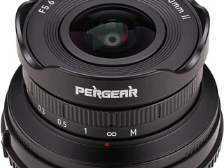 Pergear 10mm f/5.6 II pancake fisheye lens for APS-C, all-metal build