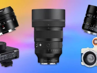 PetaPixel Best of CP+ 2026 gear roundup — multiple cameras and lenses laid out for the 2026 photo industry review