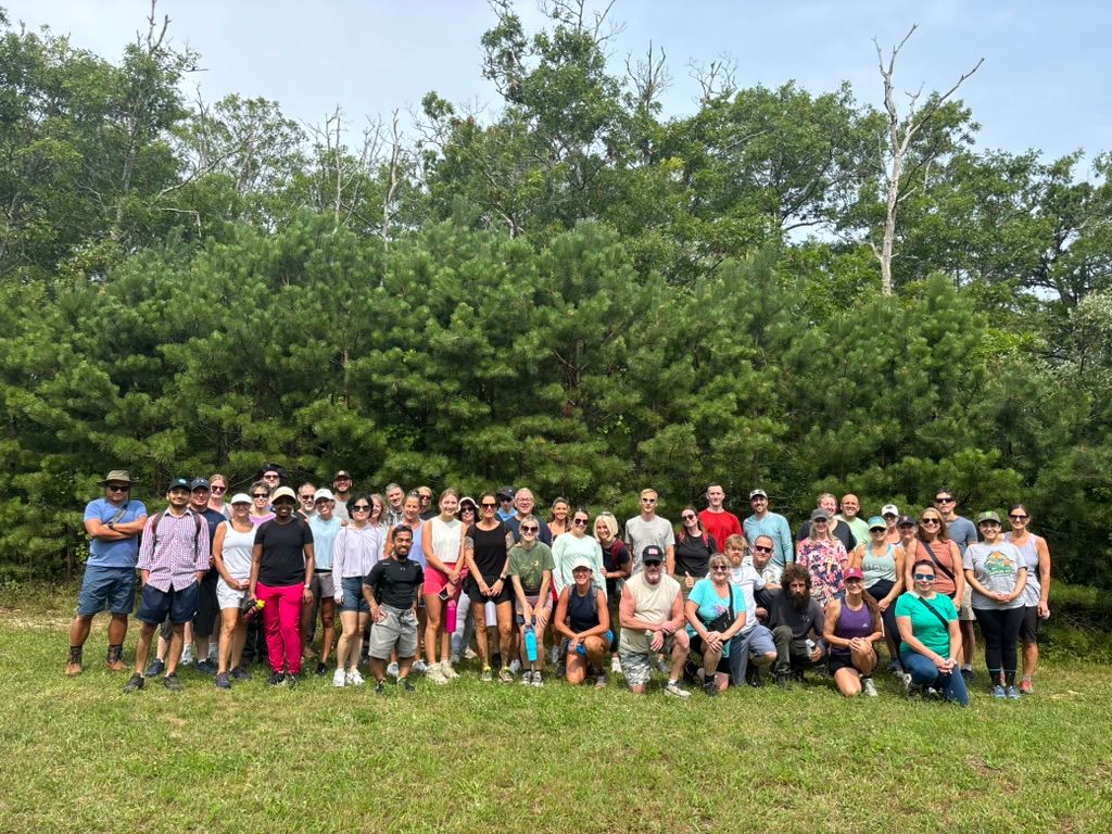 More than 50 people at Sober & Curious Boston’s first Cape Cod kickoff hike