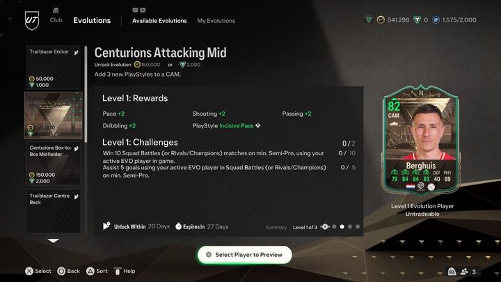 FC 24: Centurions Attacking Midfielder Evolutions Guide - webgameplayer.com