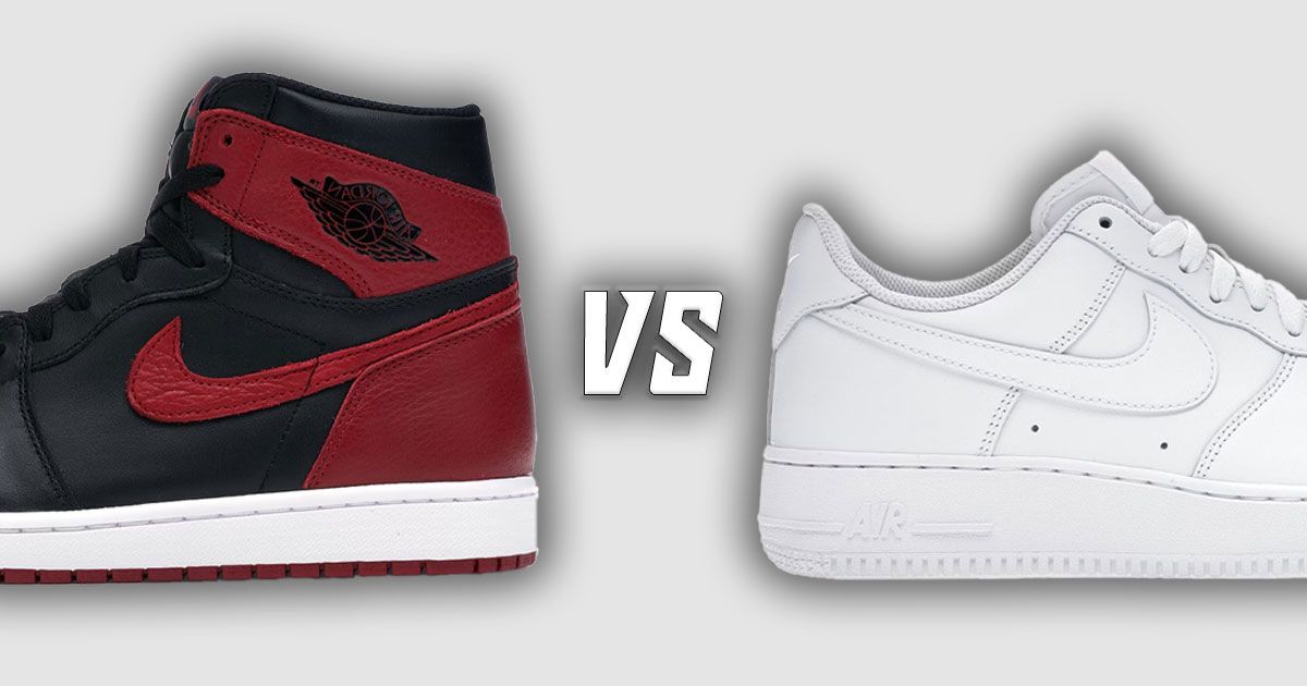 Jordan 1 vs Air Force 1 Which sneakers win