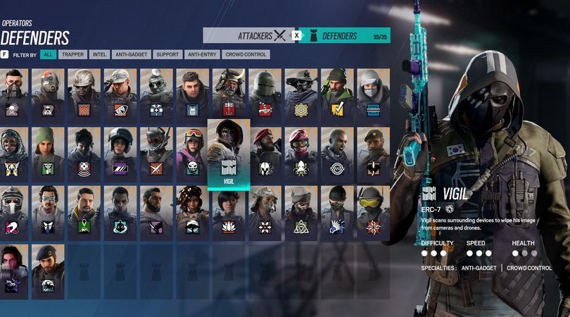 Rainbow Six Siege operator guide: Vigil — SiegeGG