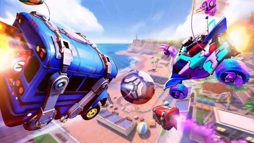 The Battle Bus from Fortnite