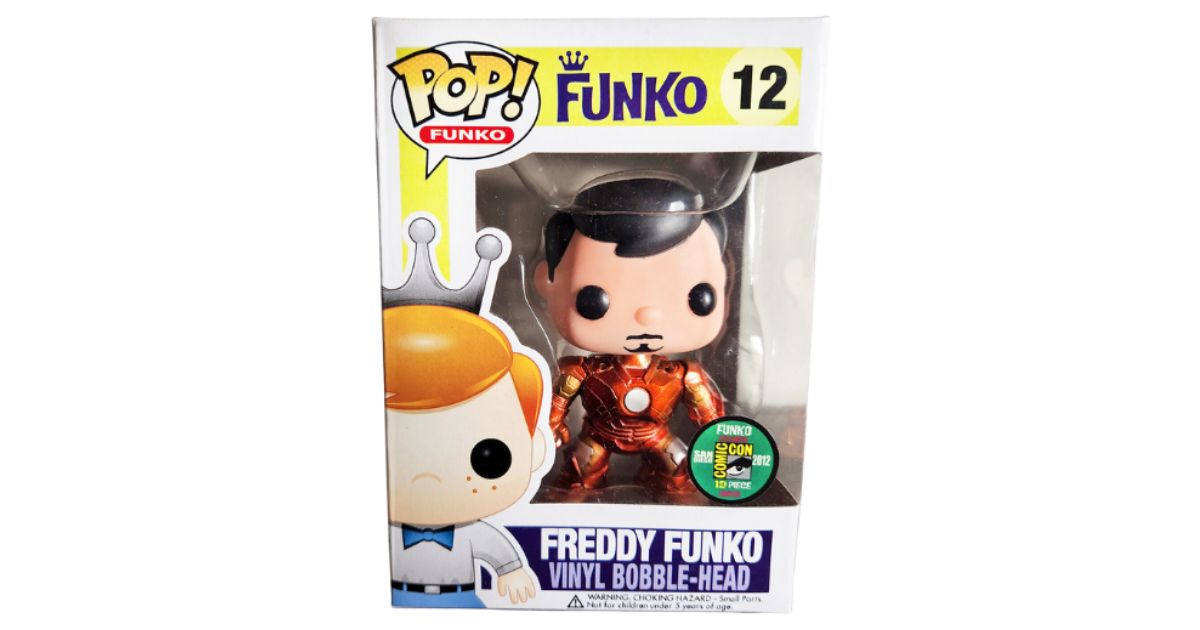 Freddy Funko as Tony Stark (Metallic).