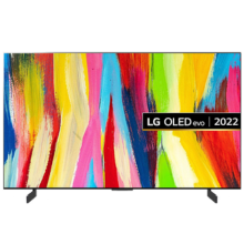 LG OLED evo C2 42 Inch 4K Ultra HD Smart TV - OLED42C24LA