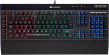 Corsair K55 RGB Membrane Gaming Keyboard