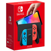 Nintendo Switch OLED Console (Neon Red/Blue)