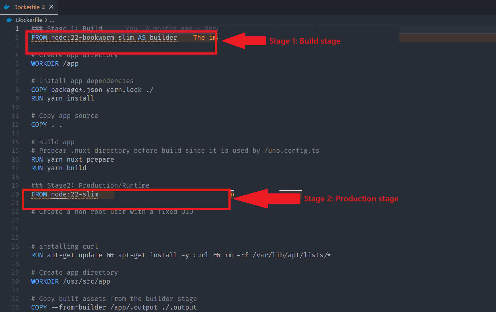 docker-different-stages