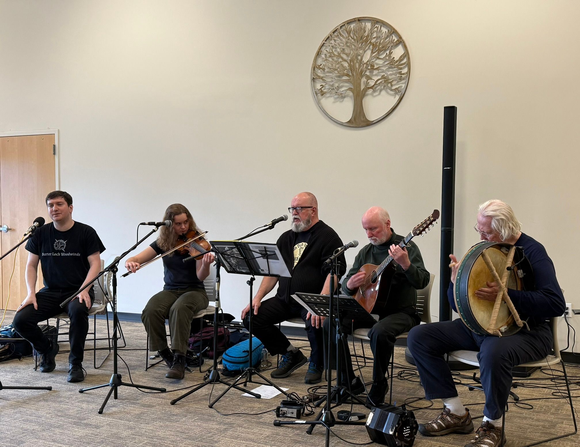 Musicians performing for one of our events