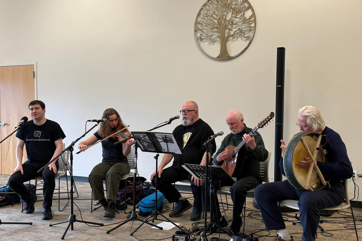 Musicians performing for one of our events