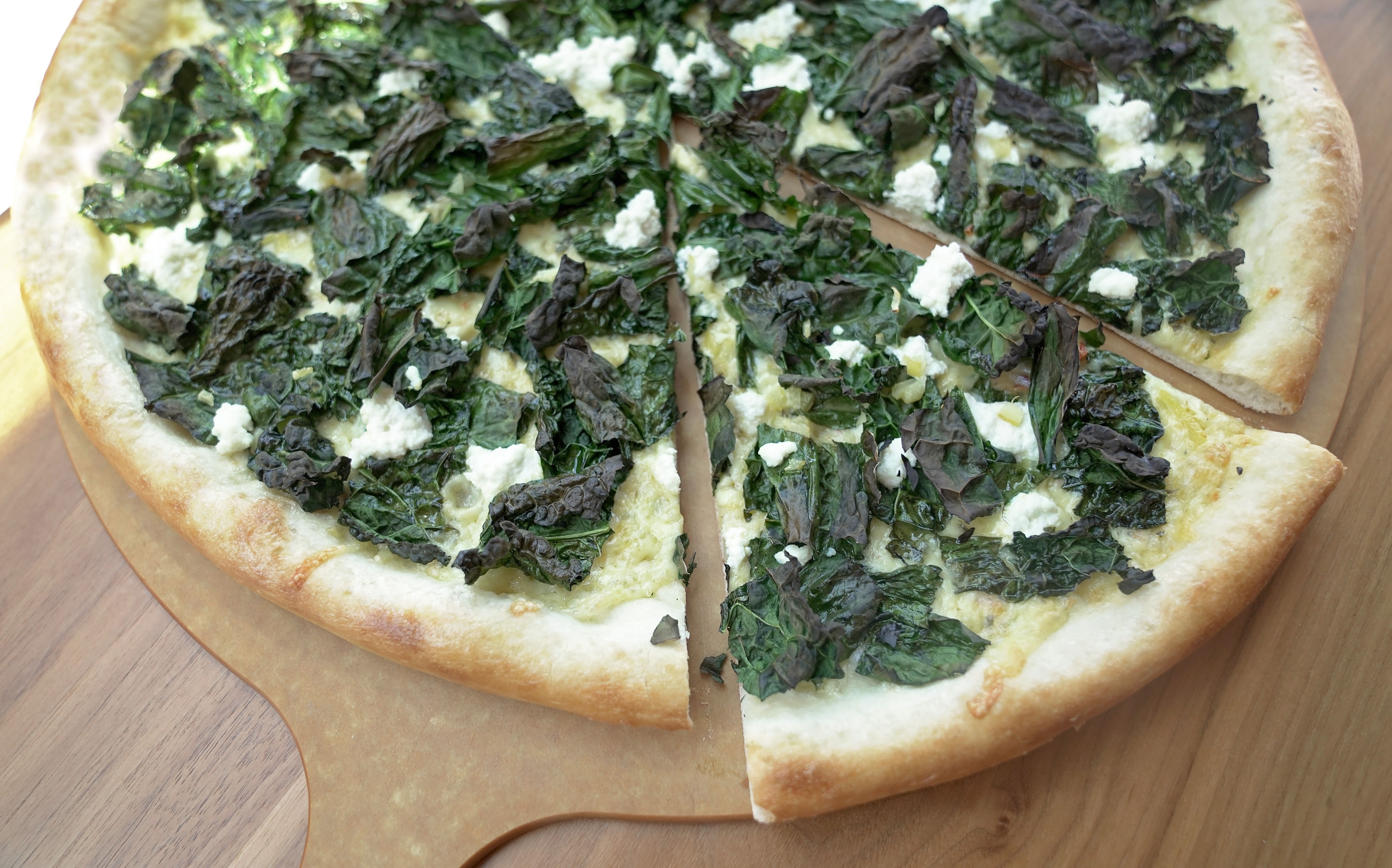 Calabrian Kale Pizza