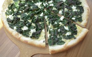 Calabrian Kale Pizza