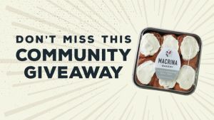 Community giveaways are back. 