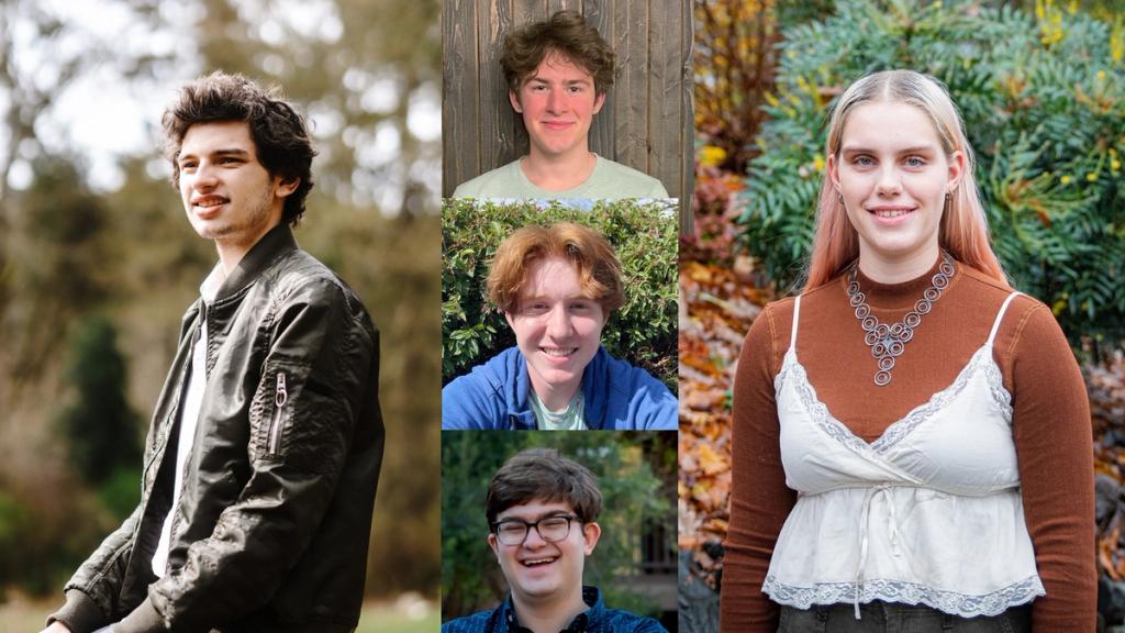 Max Brandstetter, Evan Floisand, Alex Schuessler, Derin Helbling, and Cadence Cole all head to great colleges in the fall. 