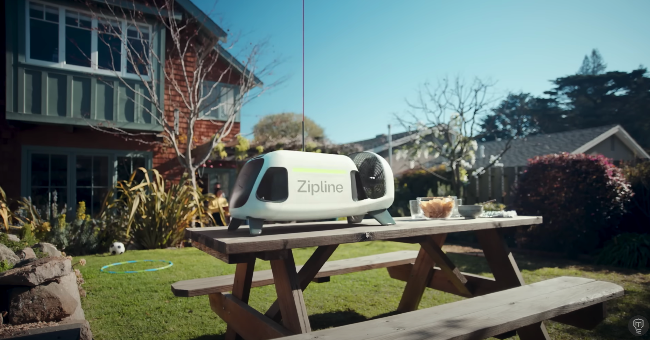 Zipline Picnic Drone