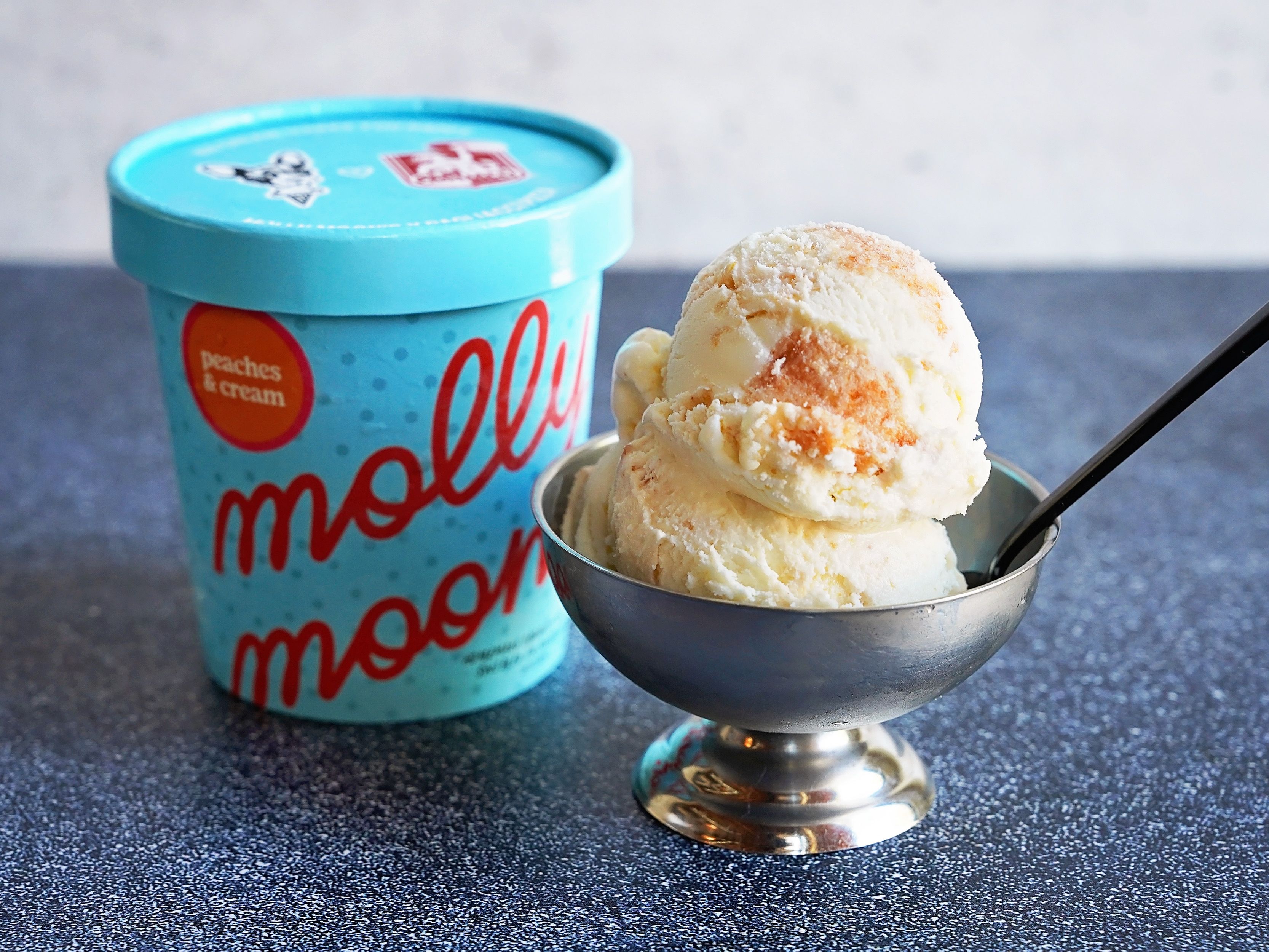 Molly Moon's Peaches & Cream Ice Cream