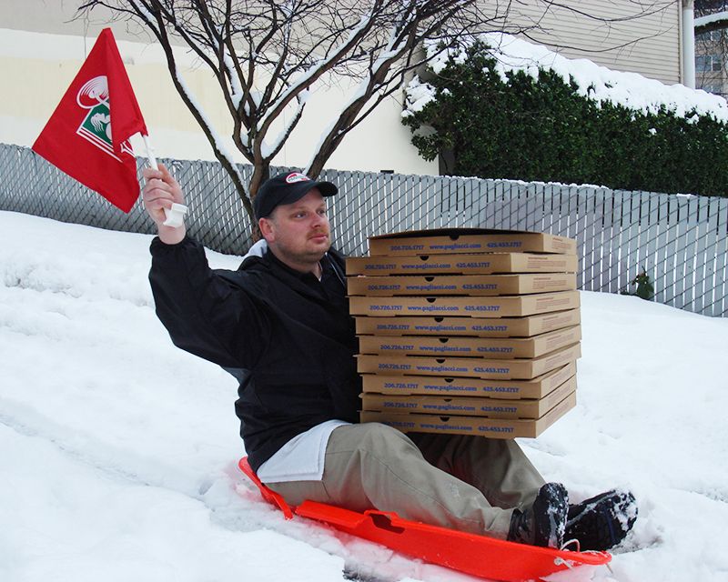 Todd in snow