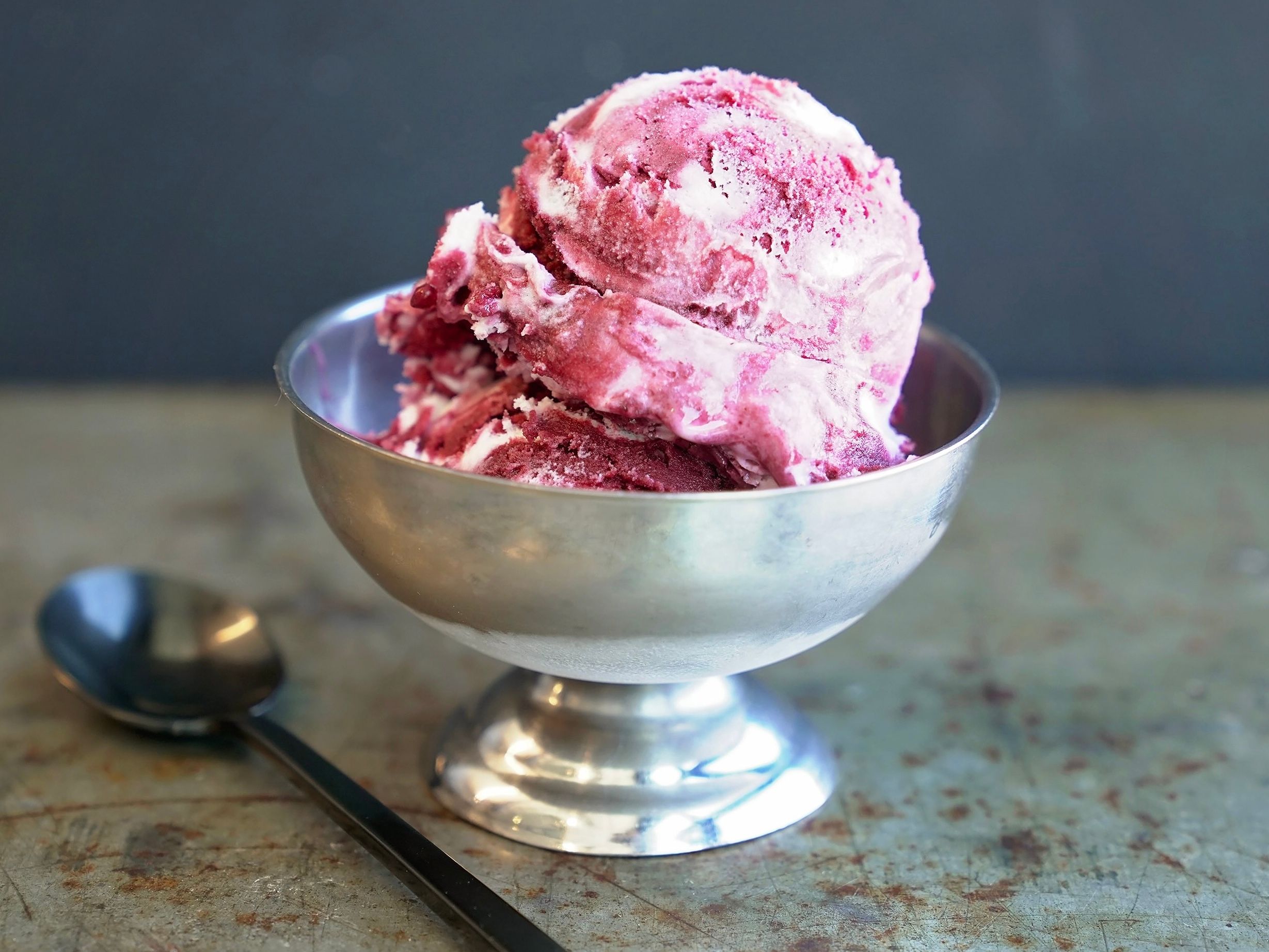 Marionberry Vanilla Cream Gelato