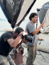 A little BTS of an exciting collaboration with local artists @bywaltw & @arellanes.luis 📸