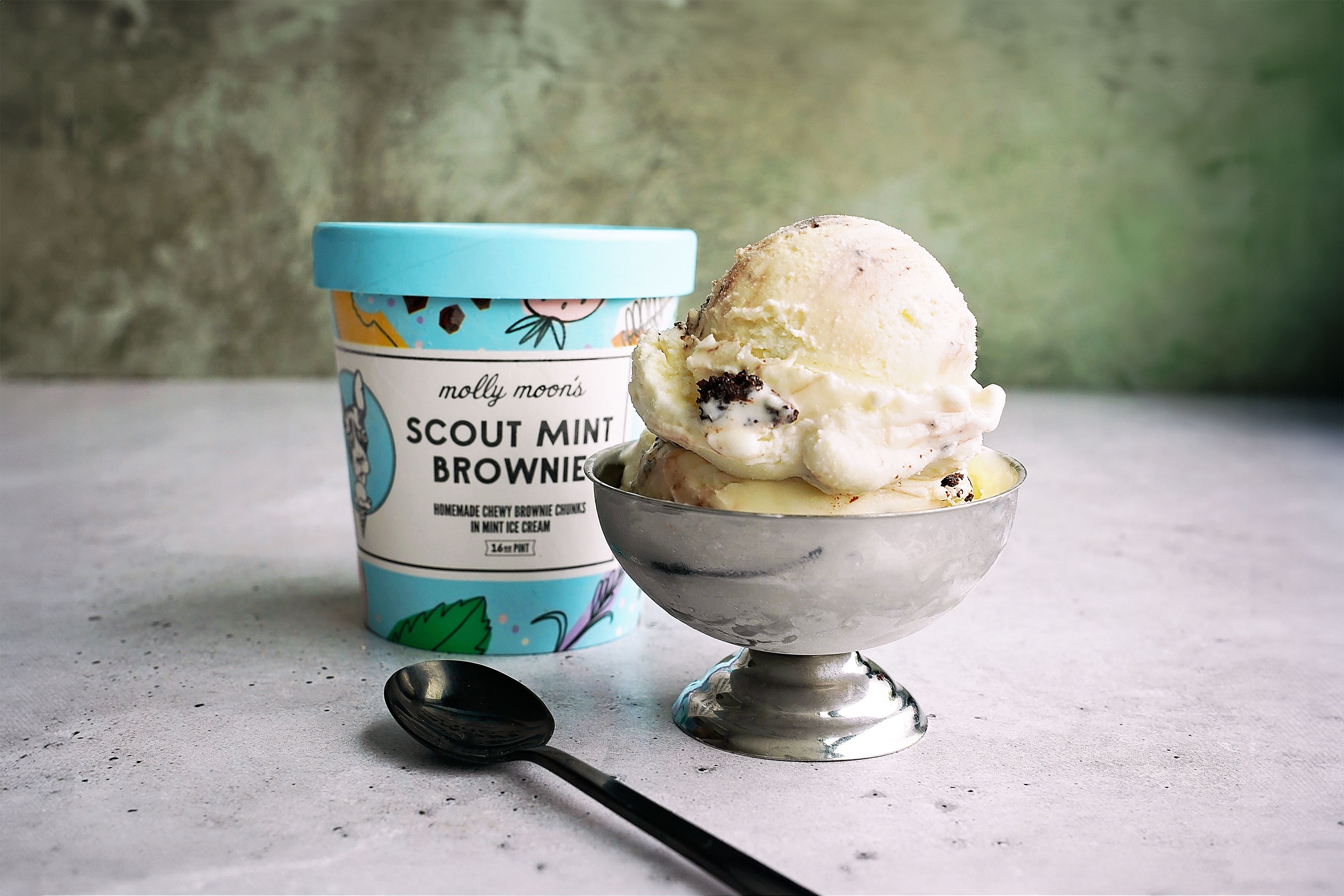 Scout Mint Brownie Ice Cream