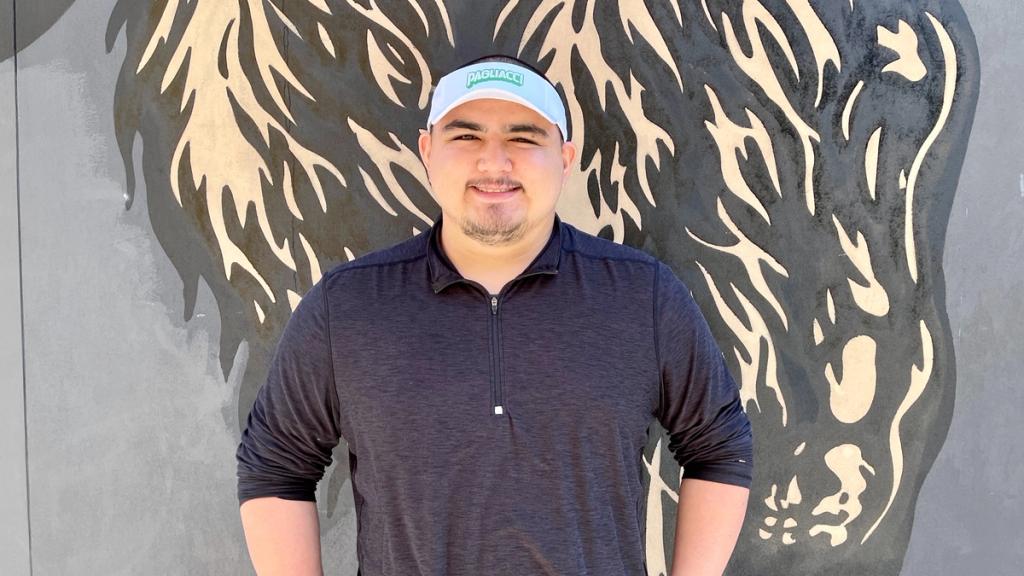 Victor Mansanarez works hard at school and Pagliacci.