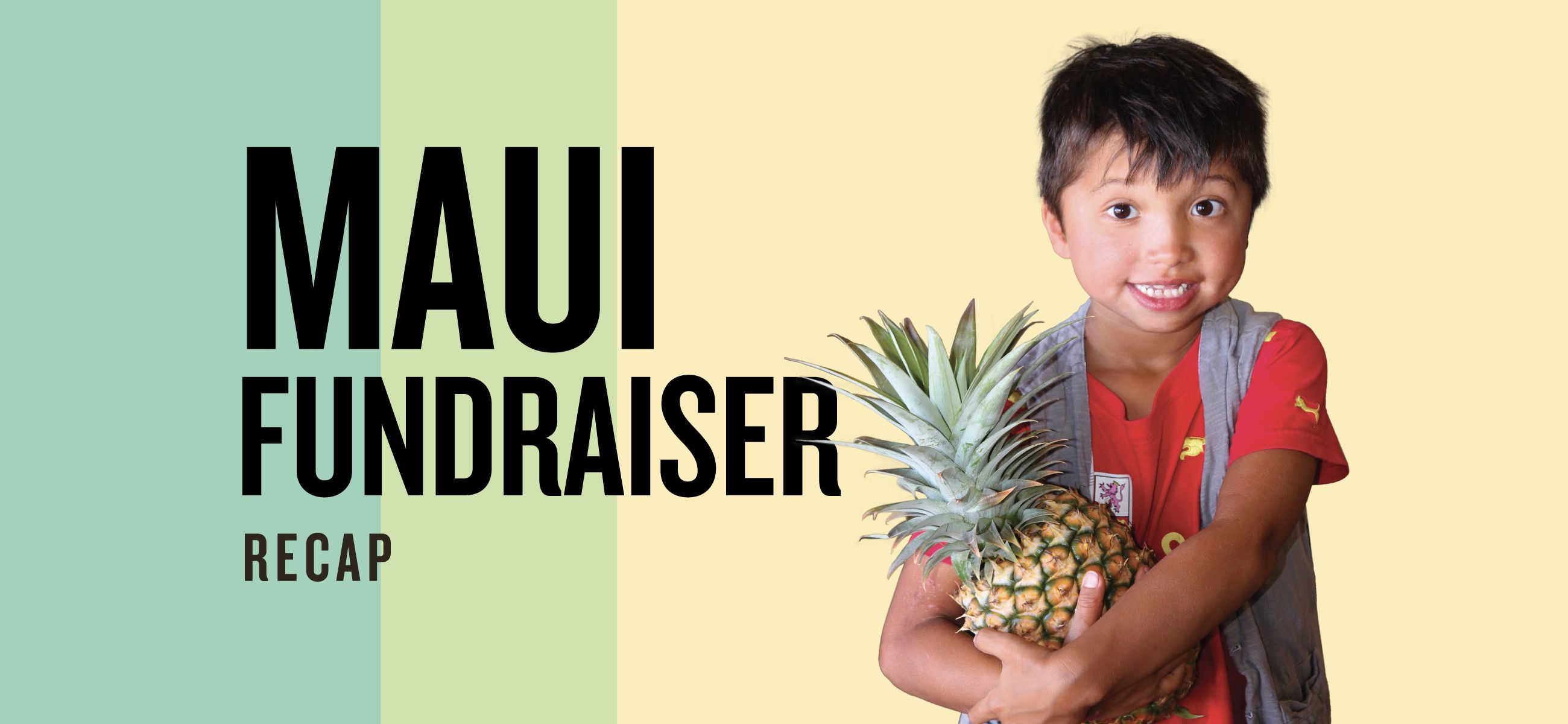 Thank you for helping with our Maui Fundraiser.