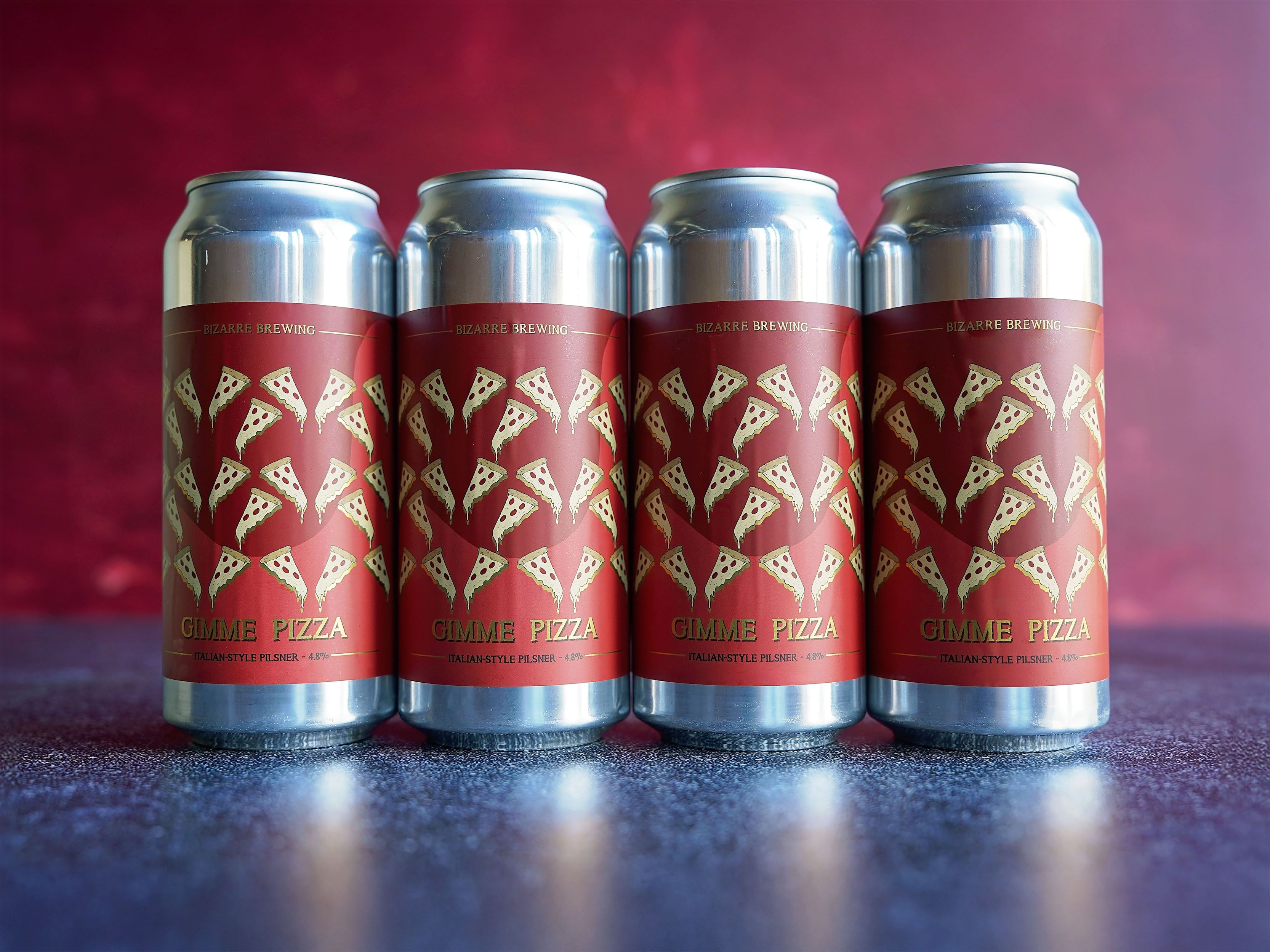 Gimme Pizza Pilsner - Bizarre Brewing