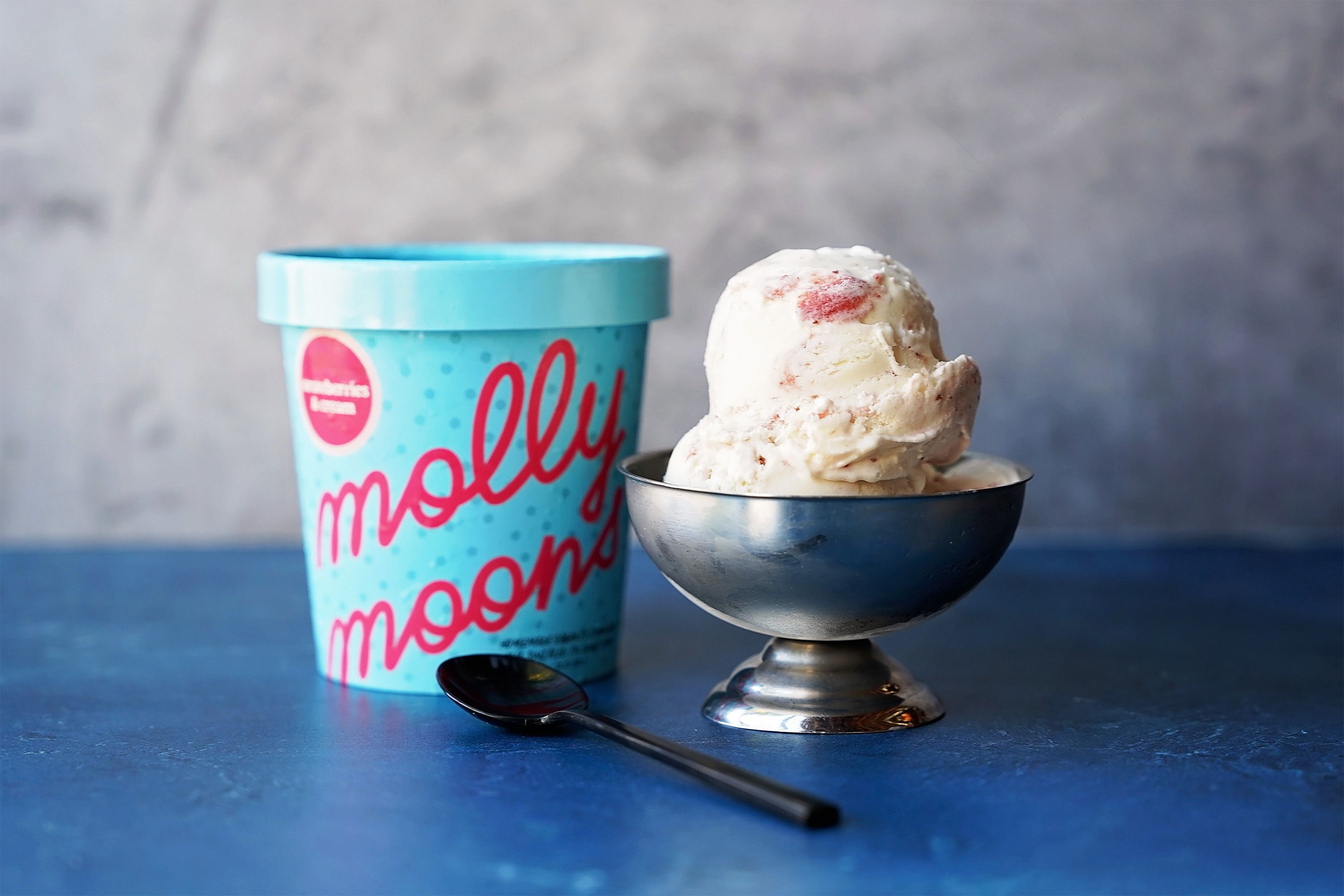 Molly Moon's Strawberries & Cream Ice Cream