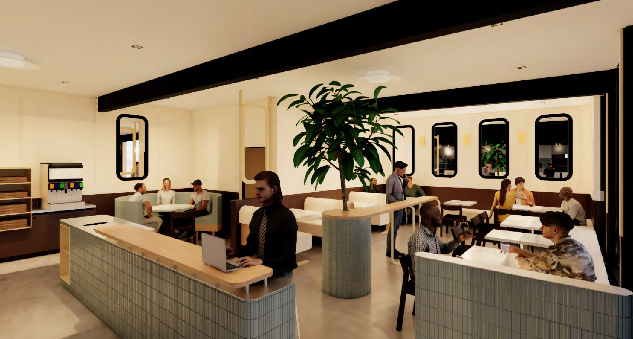 Bridle Trails Pagliacci Dining Room Rendering