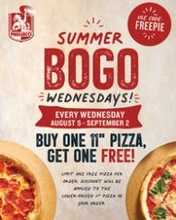 We all love a good 2-for-1. Make your Wednesdays a little easier with our Summer BOGO Deal.