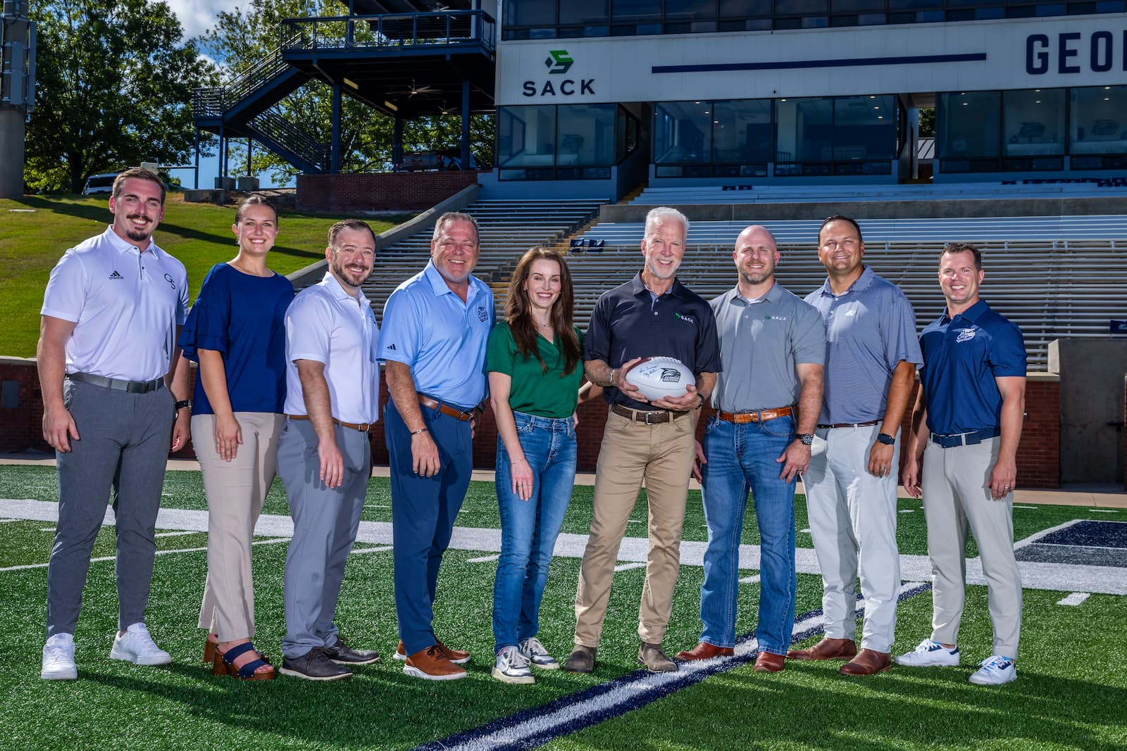The Sack Company Takes the Field at Georgia Southern’s Football Stadium