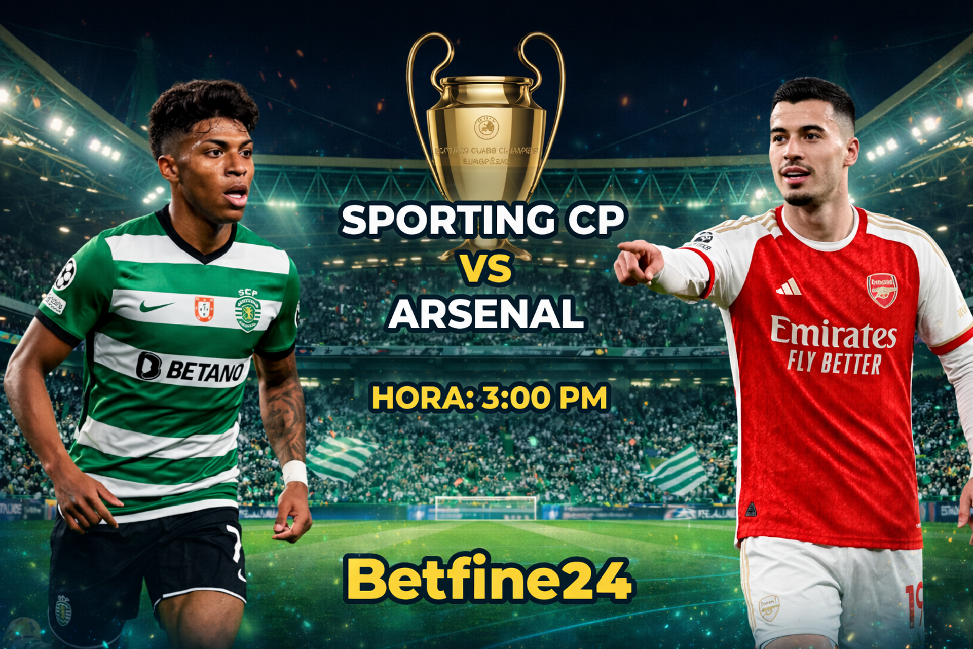 Sporting CP vs Arsenal: Duelo de titanes en los cuartos de final de la Champions - UEFA Champions League
