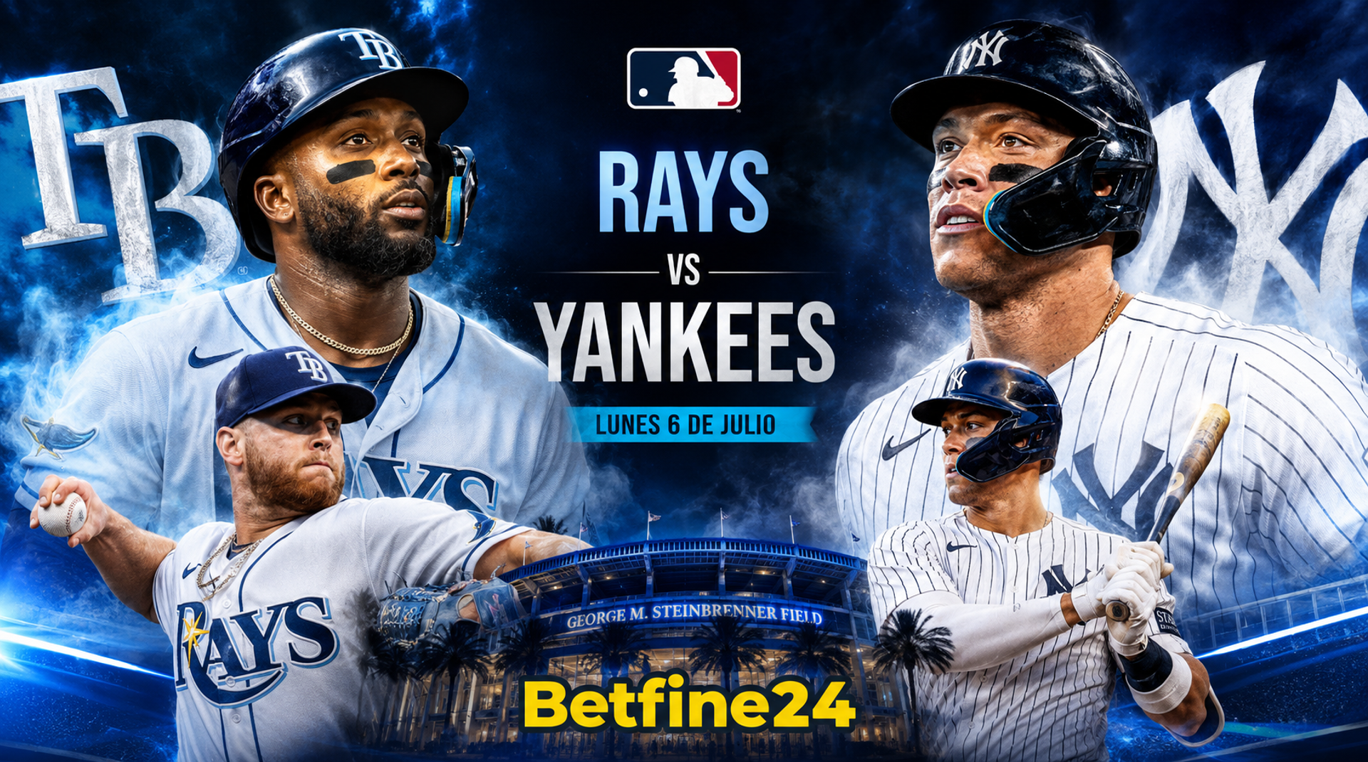 Rays vs Yankees: Pronóstico, cuotas, pitchers probables y mejores apuestas - MLB