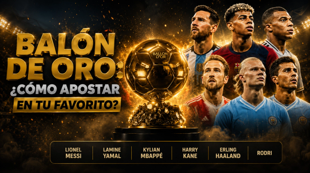 Balón de Oro: ¿Cómo apostar en Betfine24 por tu favorito? - Betfine24