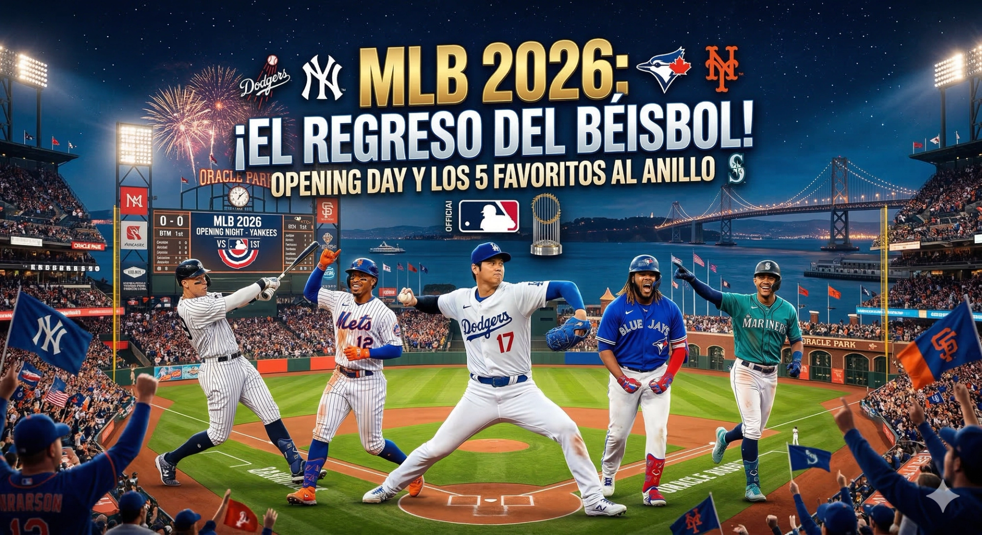 El 25 de marzo vuelve la MLB - MLB