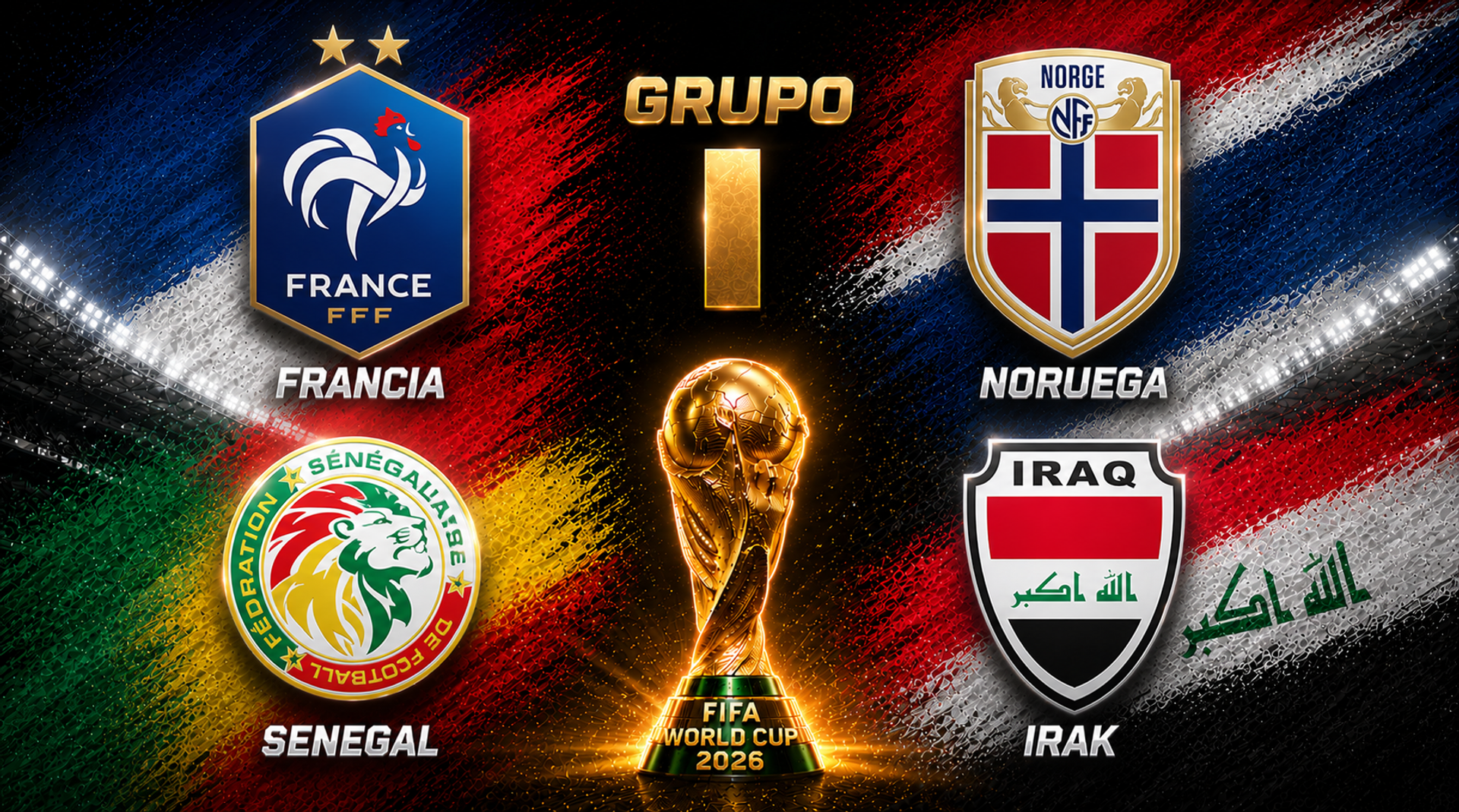 Mundial 2026: ¿Qué selecciones avanzarán en el Grupo I? - Mundial FIFA 2026
