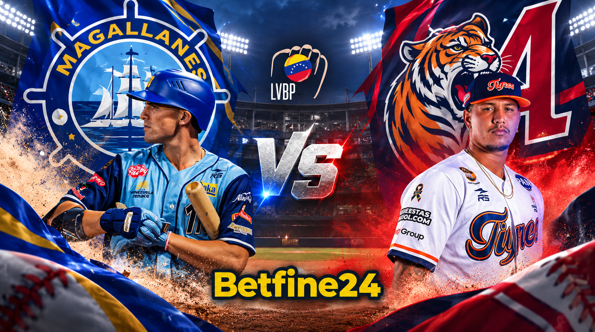 Magallanes vs Tigres pronóstico gratis y cuotas - LVBP - Betfine24