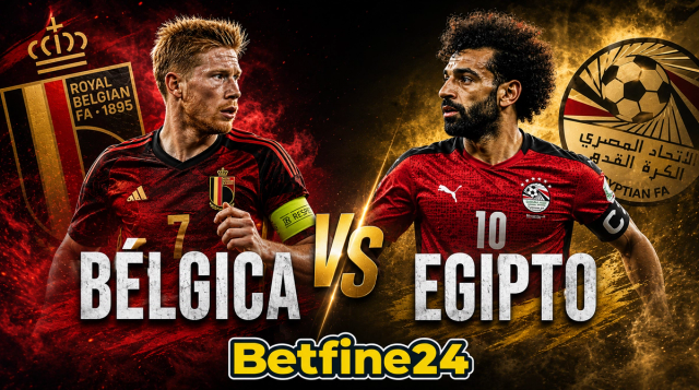 Pronóstico Mundial 2026: Cuotas del Bélgica vs Egipto - Betfine24