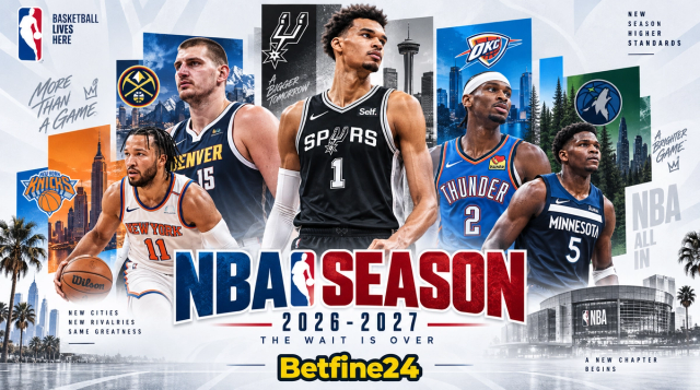 Todo sobre la NBA 2026/2027: Calendario, Fechas y Jugadores - Betfine24