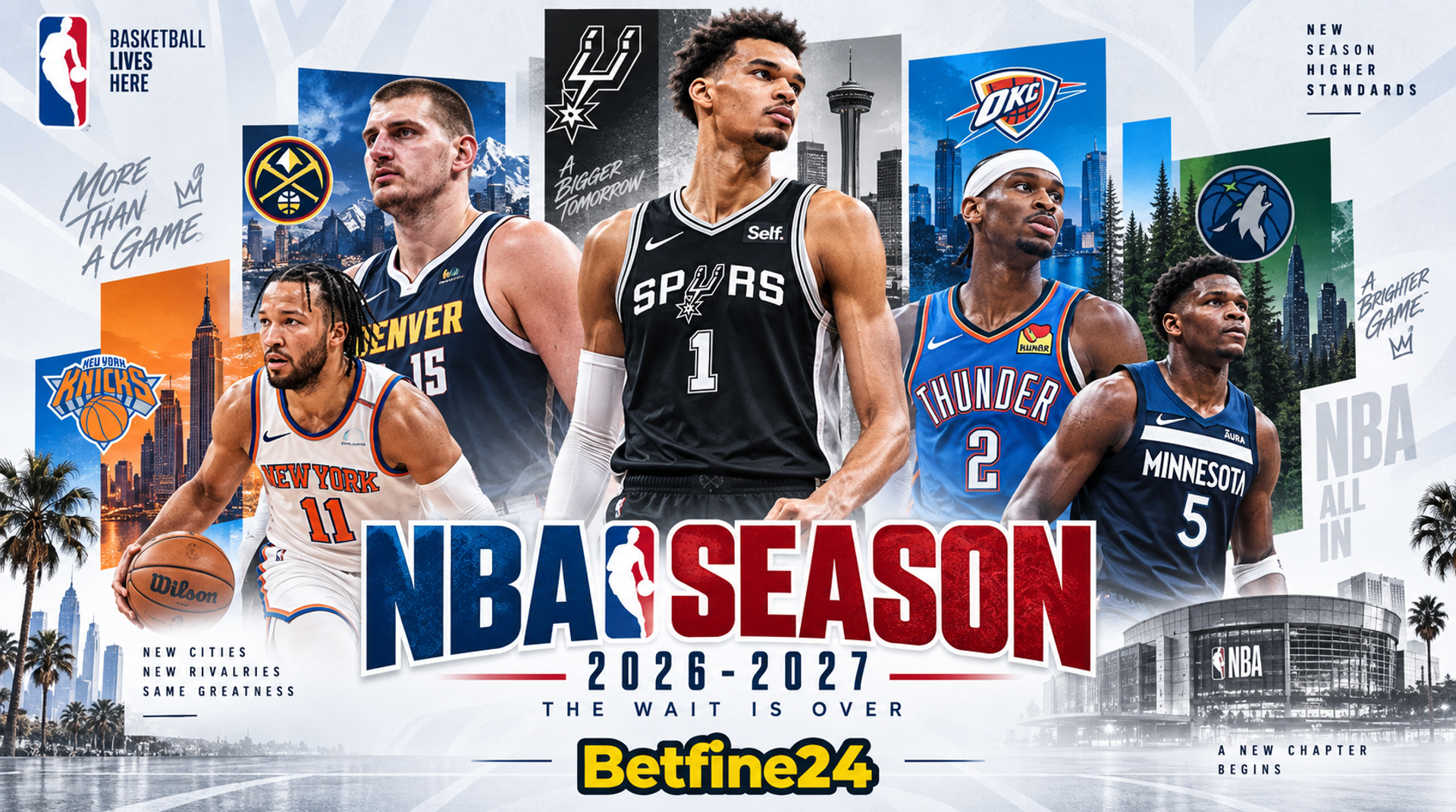 Todo sobre la NBA 2026/2027: Calendario, Fechas y Jugadores - Betfine24