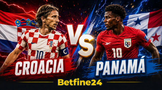 Apuesta en línea en el Mundial 2026: Panamá vs Croacia - Betfine24