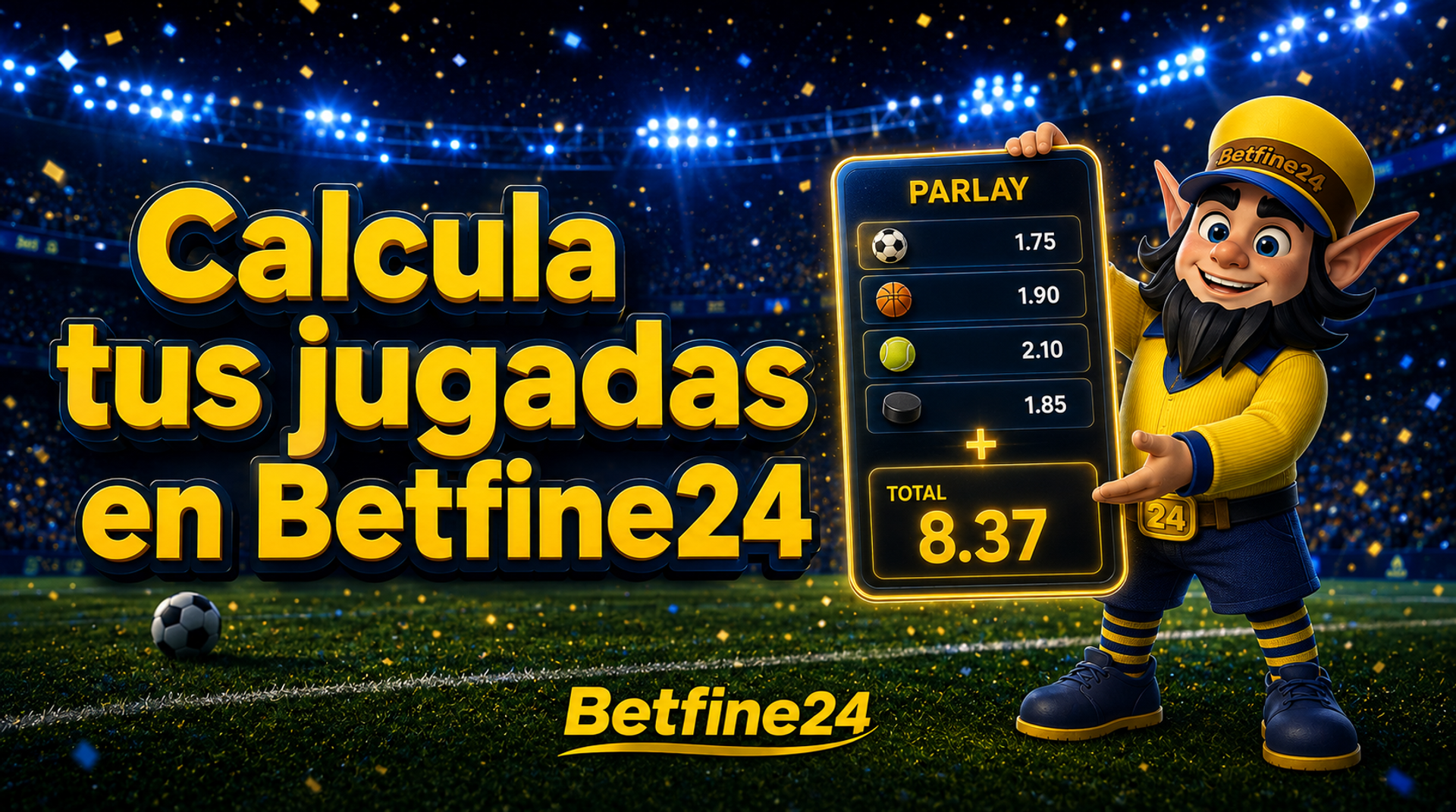 Calculadora de Parley y apuestas deportivas - Casino Online - Betfine24