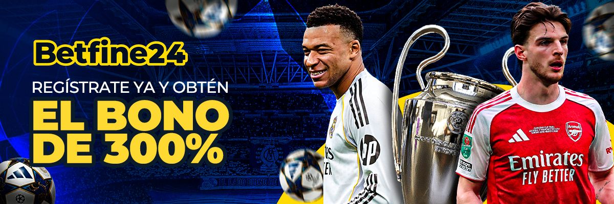 Bono de Bienvenida del 300%