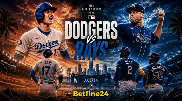 Dodgers vs Rays: Duelo Ohtani y McClanahan en las Grandes Ligas - Betfine24